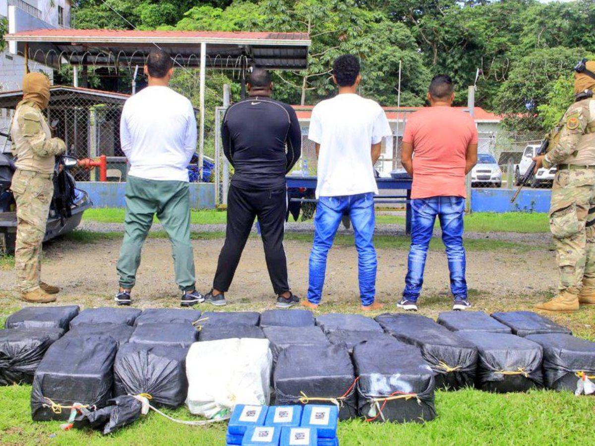 Detienen a hondureño con 500 kilos de cocaína en Panamá