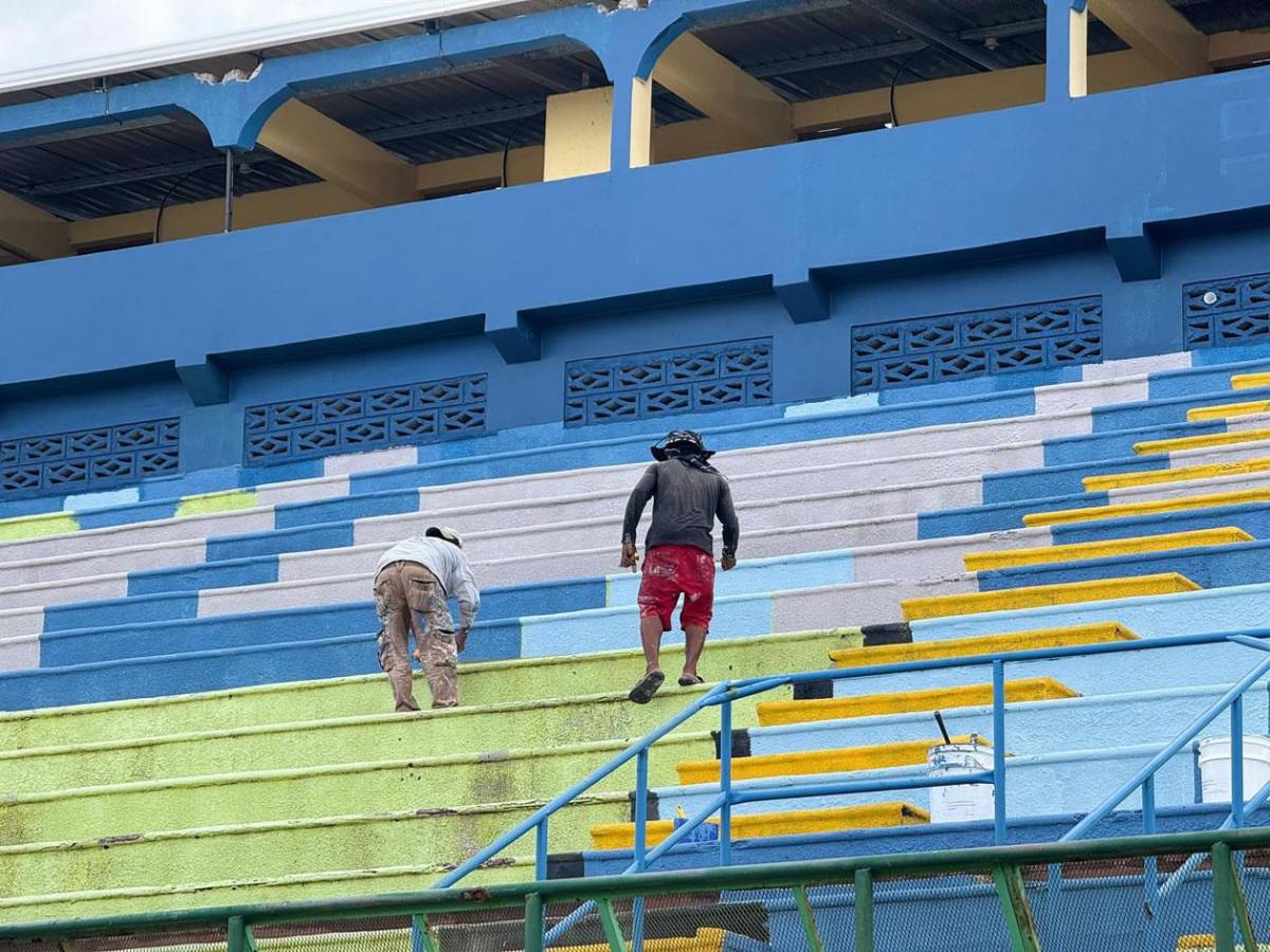 Será de los mejores en Centroamérica: Así avanza la renovación del estadio Juan Ramón Brevé Será de los mejores en Centroamérica: Así avanza la renovación del estadio Juan Ramón Brevé