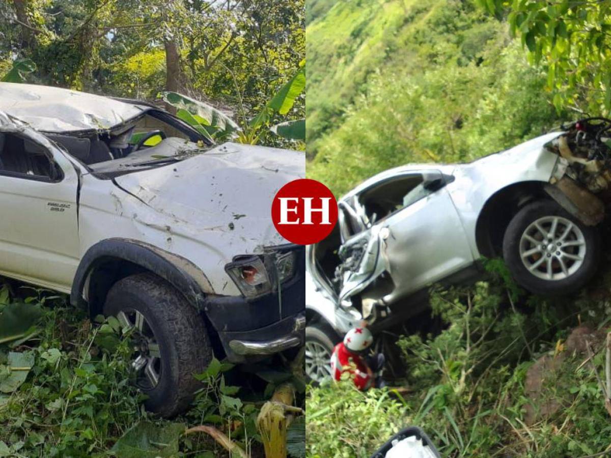 Por supuesto despiste se reportan dos accidentes viales este fin de semana en Honduras