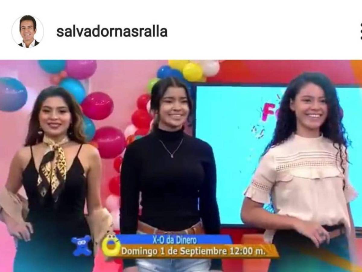 Funcionaria que besó a Redondo fue modelo en programa deportivo de Nasralla