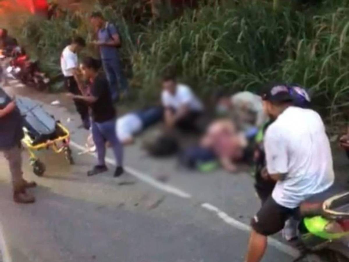 Jonathan Reyes, conductor de bus que murió al caer en hondonada en Cofradía