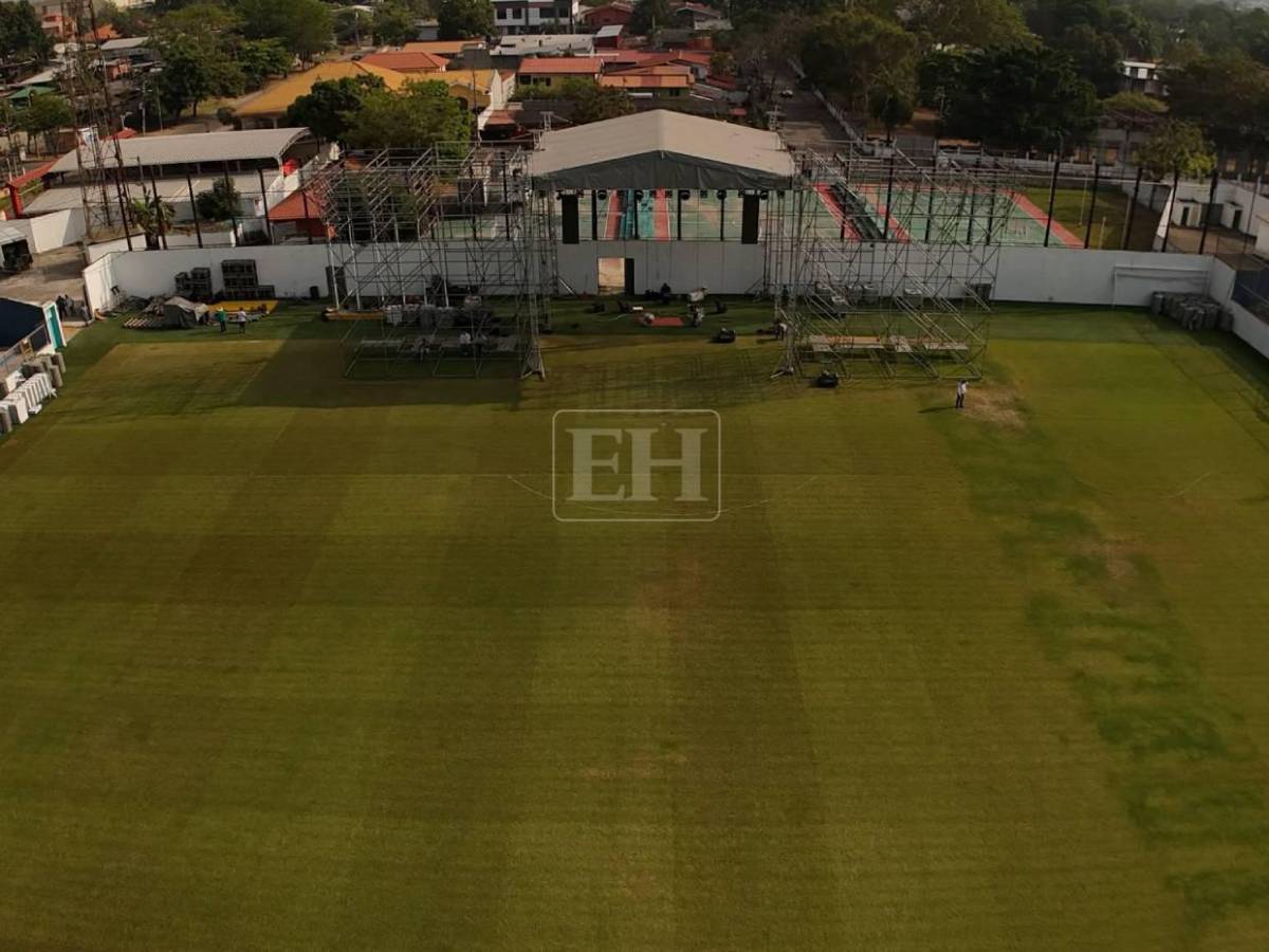 Lamentable: Las tristes imágenes de cómo quedó la grama del estadio Morazán tras concierto en SPS