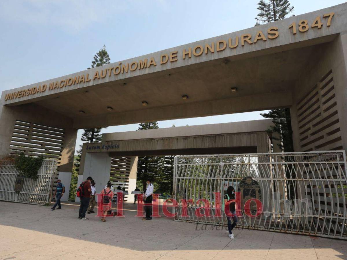 La Universidad Nacional Autónoma de Honduras, máxima casa de estudios en Honduras.