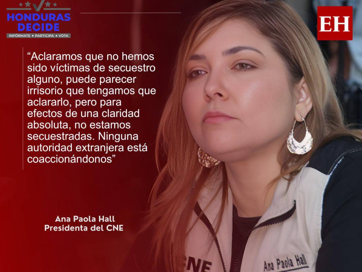 Autoridades nacionales son las que han generado intimidación contra nosotras: Ana Paola Hall