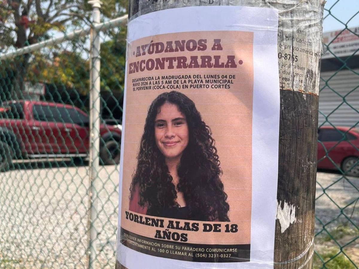 ¿Has visto a Yorleni Alas? Lo último que se sabe de su desaparición en Puerto Cortés