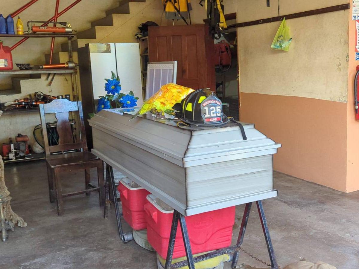 Geovany Gallardo, el bombero que murió en accidente de tránsito en la CA-13