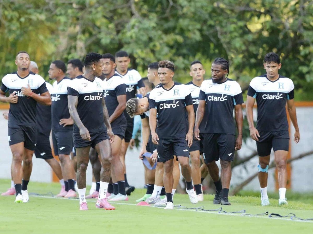 Honduras realiza primer entreno pensando en choque ante Costa Rica; hicieron falta varios
