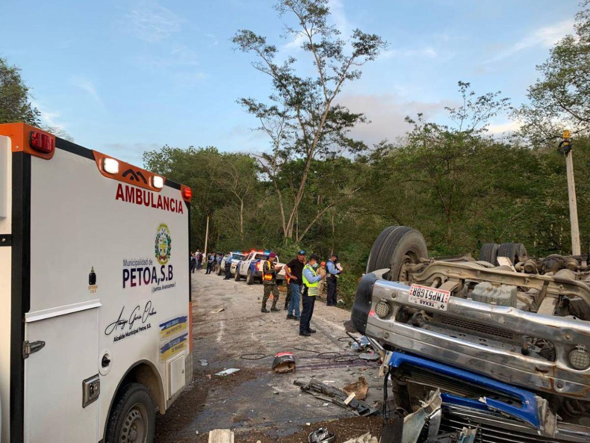 ¿Qué revelan las autoridades sobre el accidente en Quimistán, Santa Bárbara?