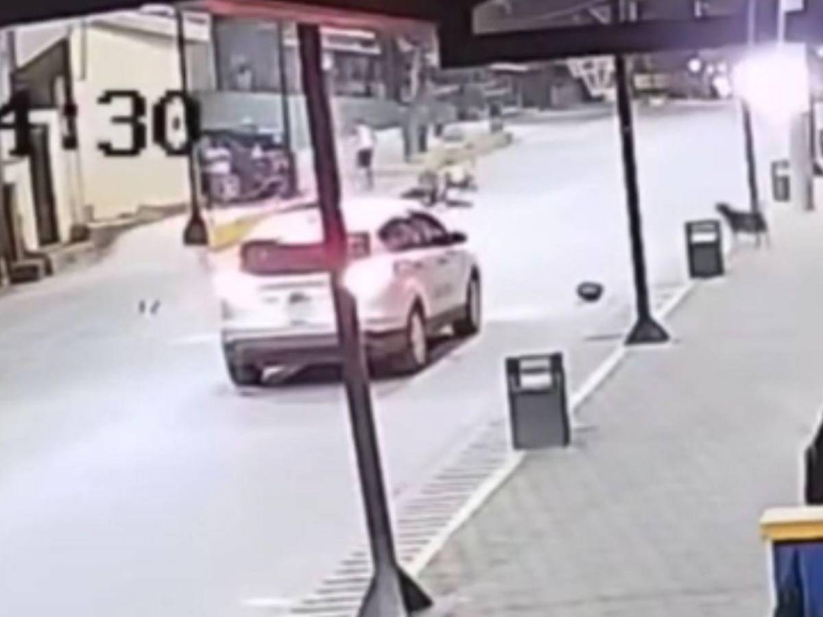 Cuadro a cuadro: así quedó grabado el accidente en el que murió una bailarina en Intibucá
