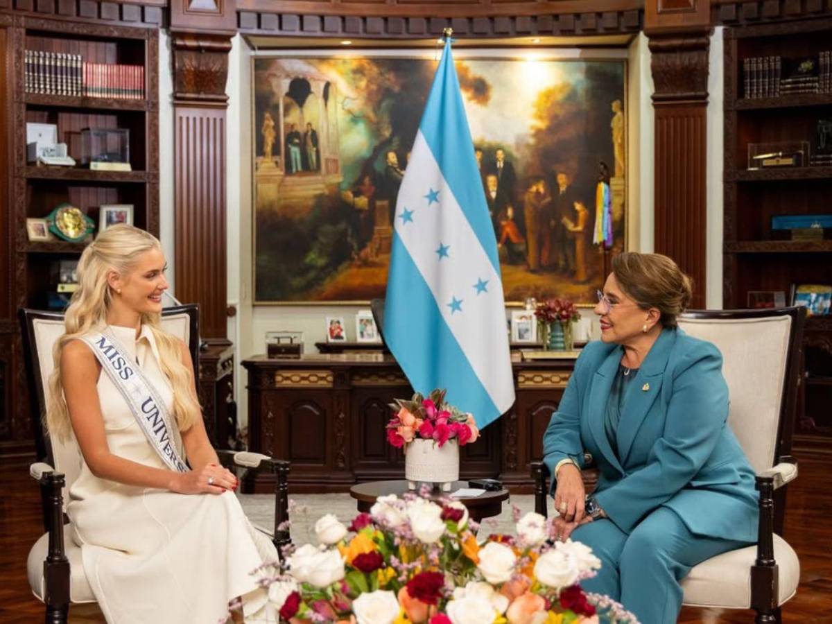 Publican fotografías oficiales del encuentro entre Victoria Kjær y Xiomara Castro