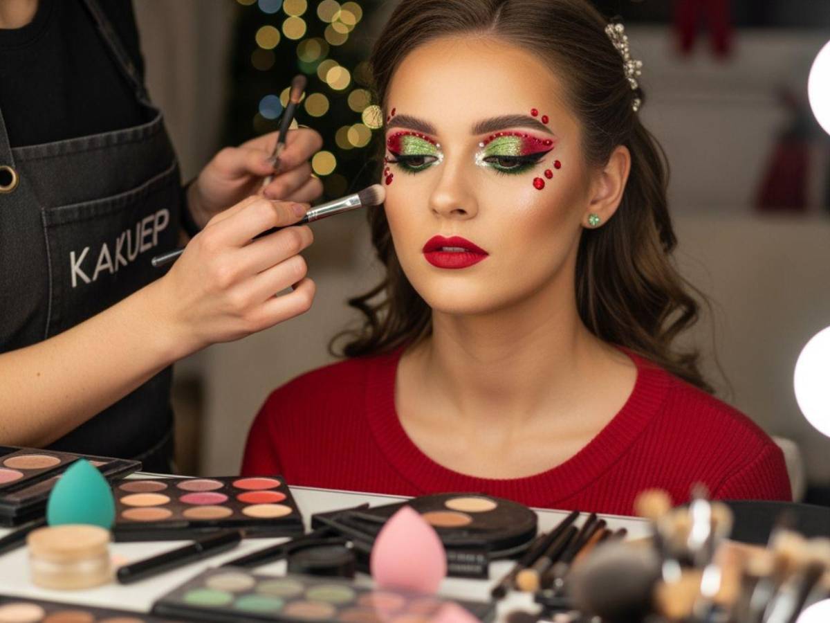 El glacial look arrasa esta Navidad 2025: cómo lograr el maquillaje más viral de la temporada