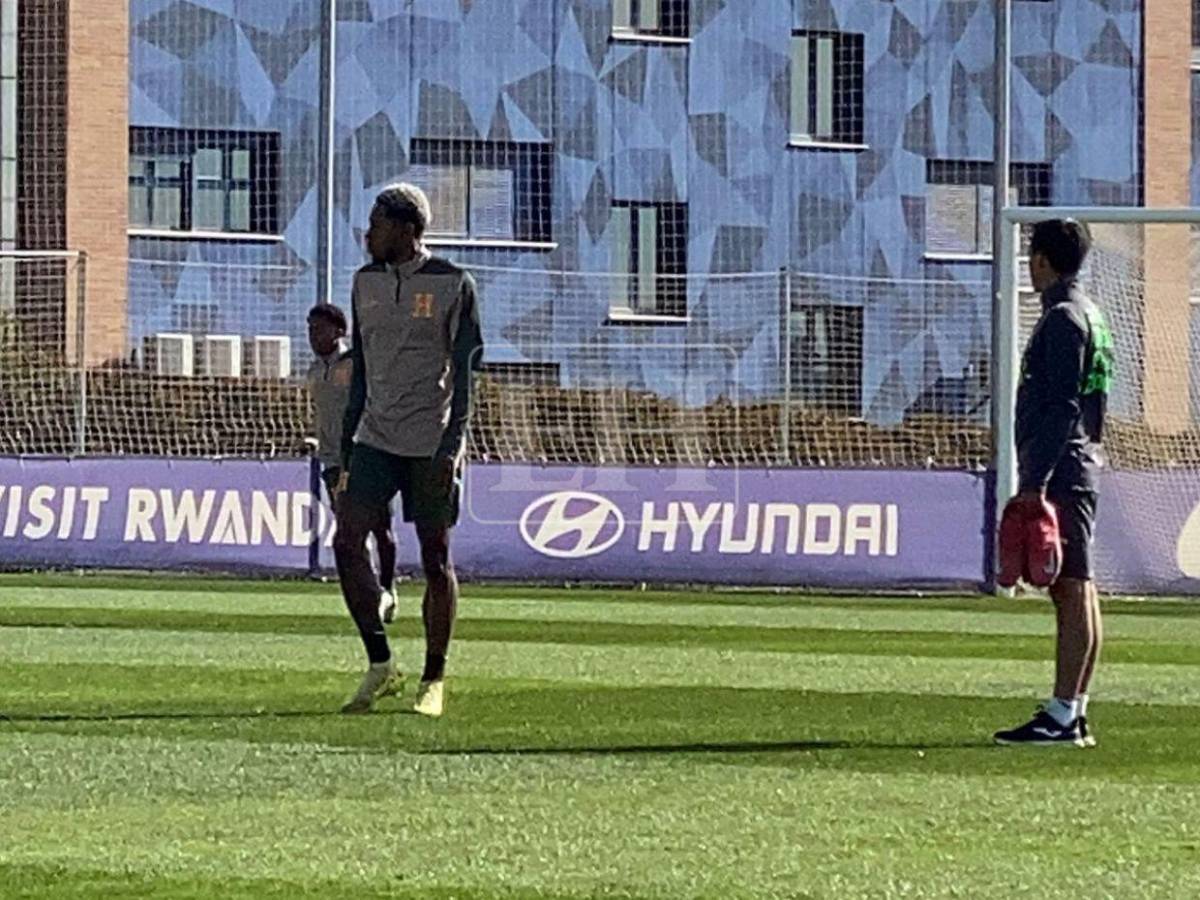 Clima frío y novedades: así fue el tercer día de entrenamiento de Honduras en España