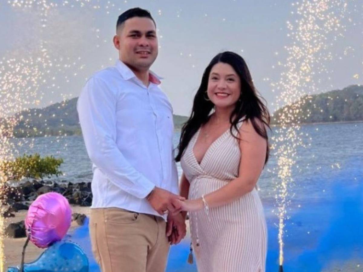Acababa de celebrar la revelación del sexo de su bebé: inspector Luis Hernández murió en tiroteo en Olancho