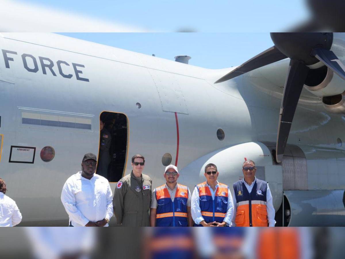 Avión caza huracanes llega a Honduras para reforzar el  monitoreo climático