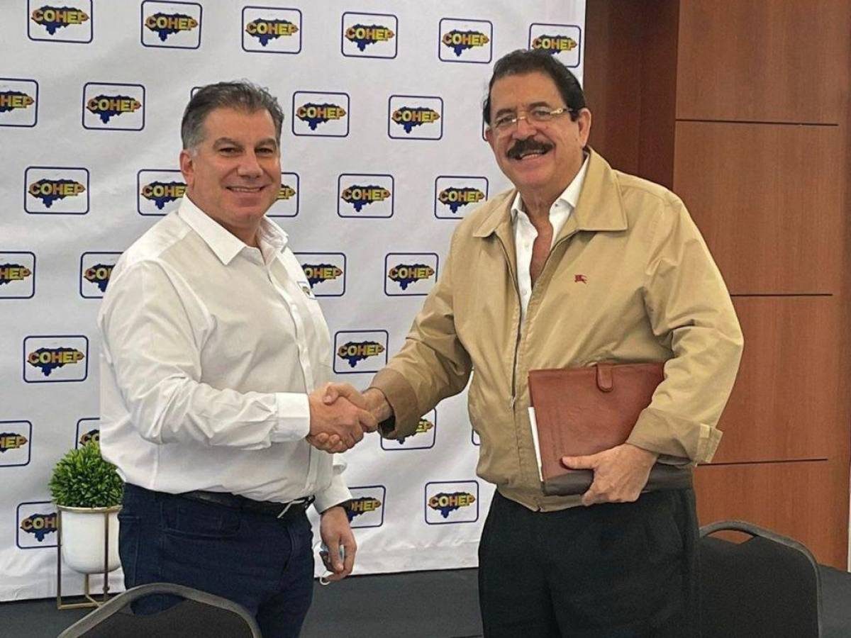 Asesor presidencial Manuel Zelaya sostiene reunión con el Cohep
