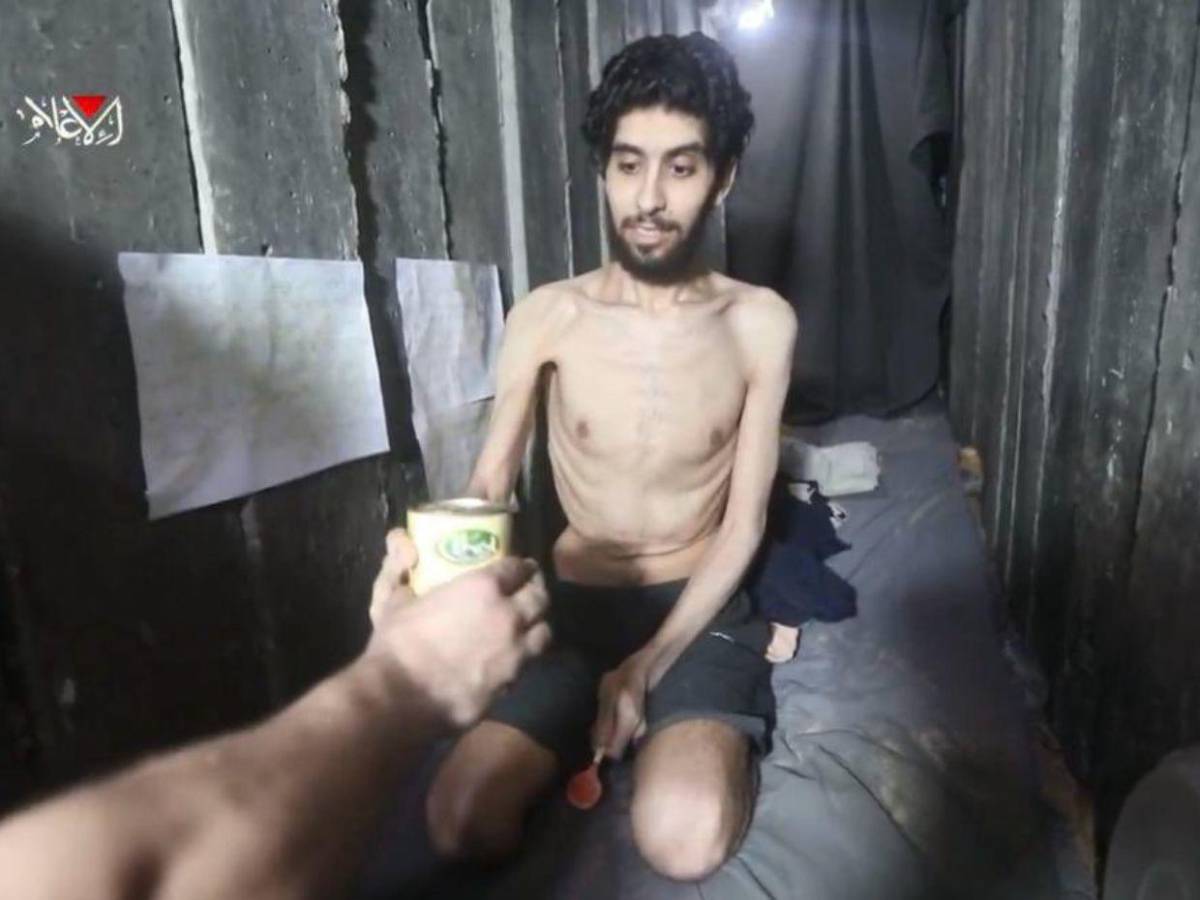 Evyatar David, rehén al que Hamás obligó a cavar su propia tumba; fue liberado 2 años después