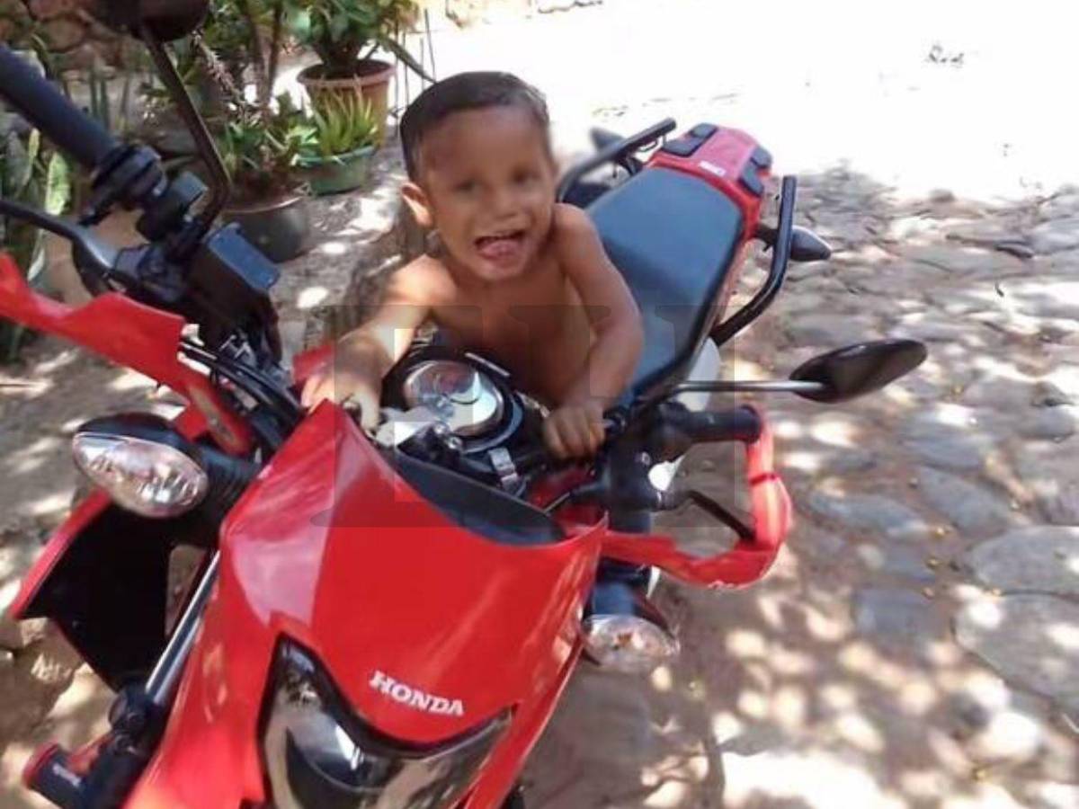 El pequeño Cristian Espino, de tres años, desapareció en Concepción de María, Choluteca