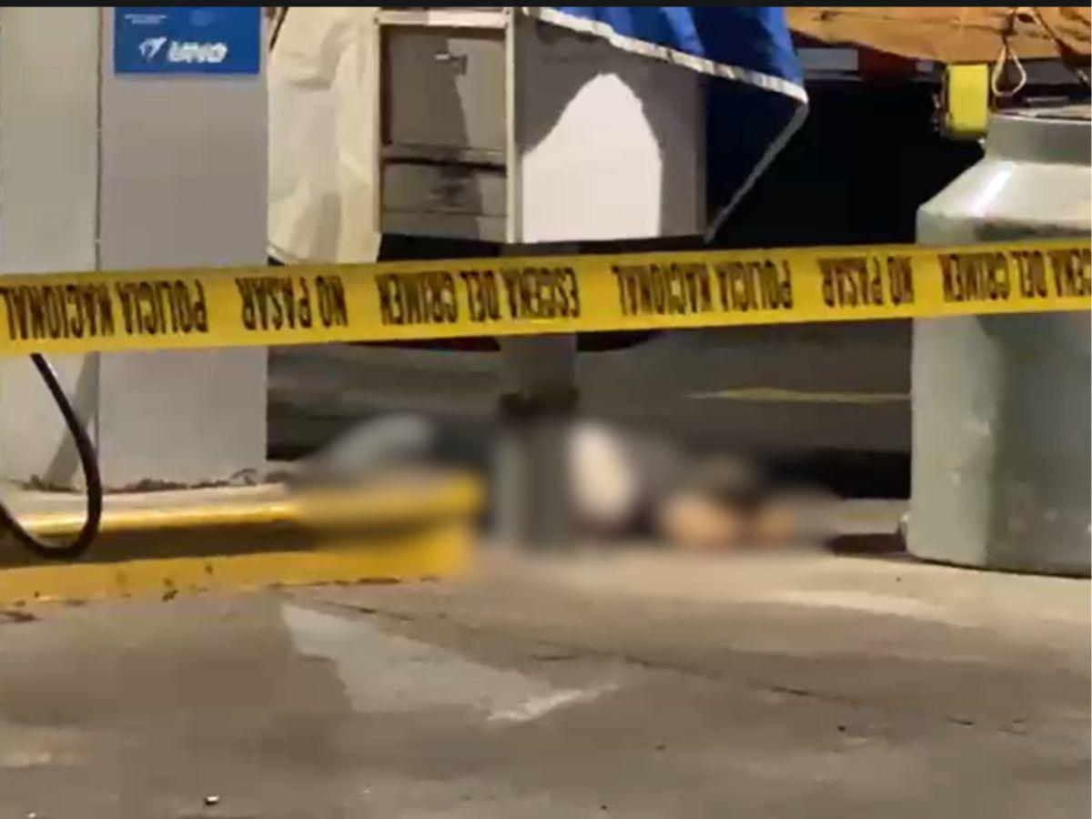 Sicarios lo acribillaron en una gasolinera: crimen de Maynor Duarte en Choluteca