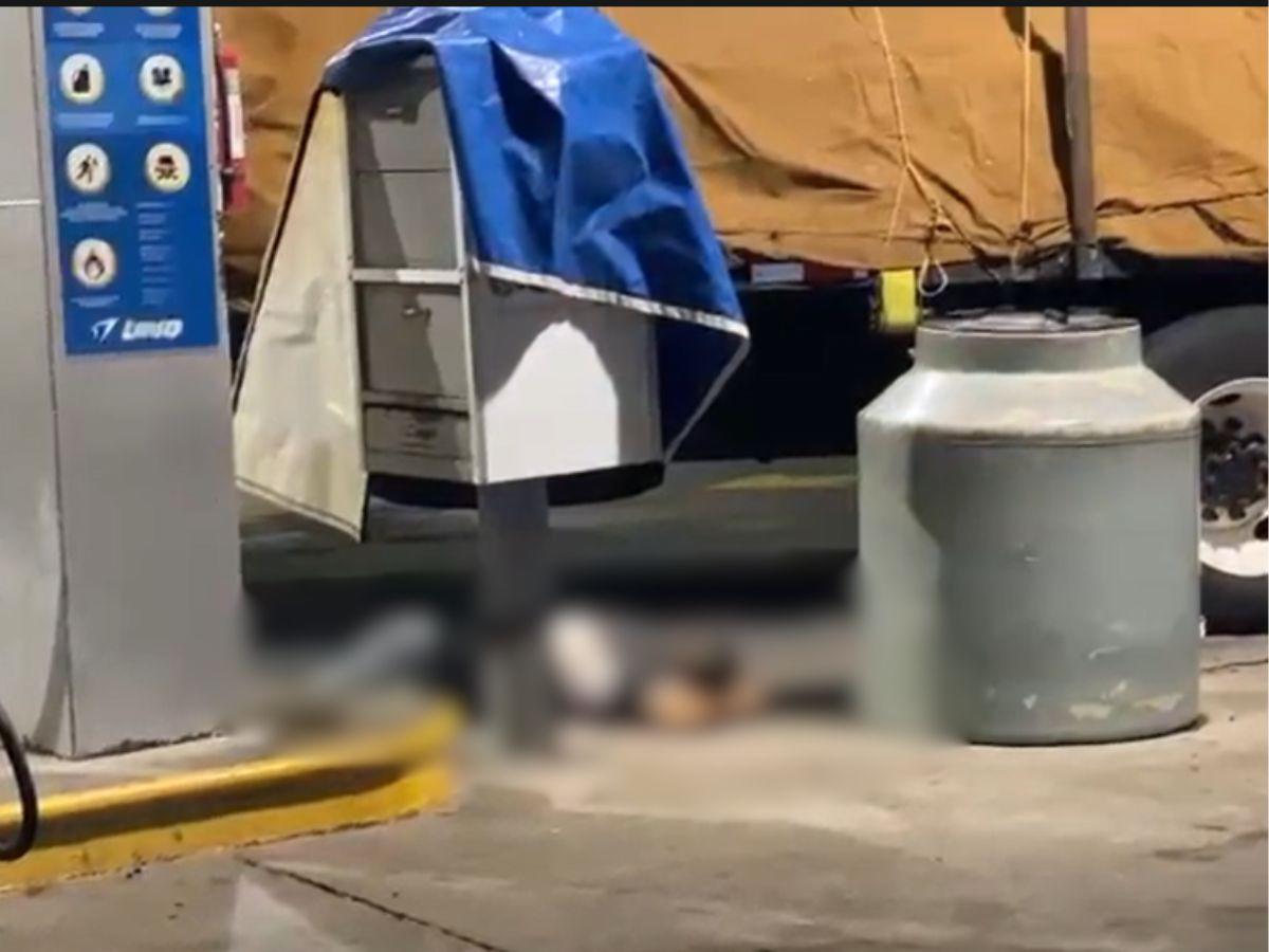 Sicarios lo acribillaron en una gasolinera: crimen de Maynor Duarte en Choluteca