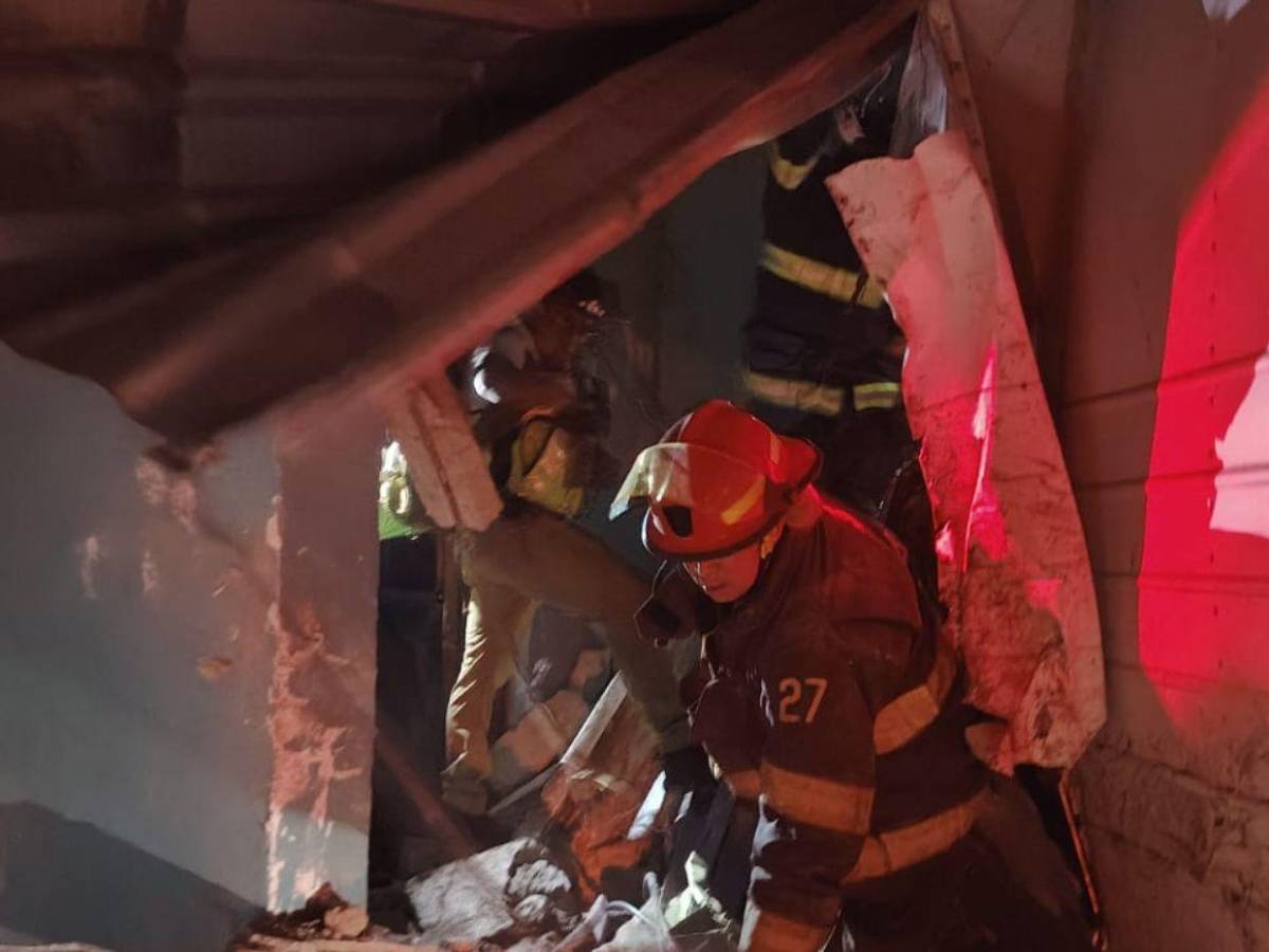 Dos muertos y un casa destruida: escenas de la destrucción que dejó un camión en Taulabé