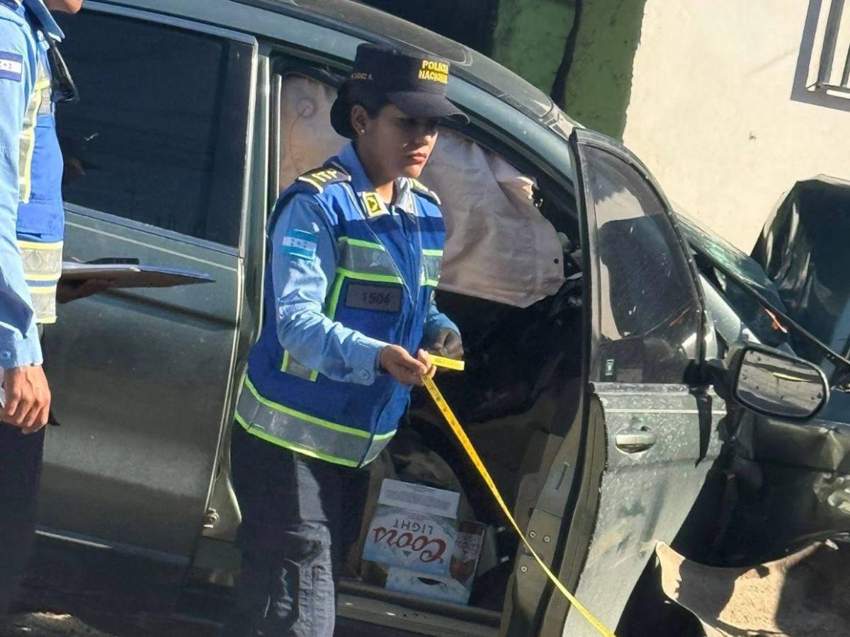 Destrucción total: las imágenes del brutal impacto de una camioneta y una volqueta en Comayagua