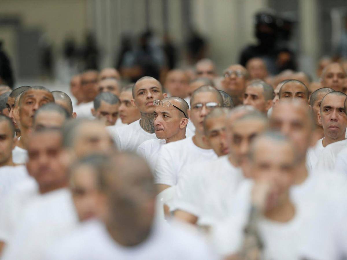 Las imágenes del inédito megajuicio contra más de 400 presuntos pandilleros en El Salvador