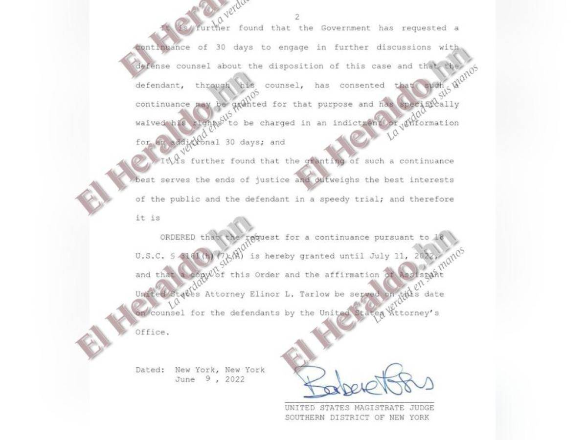 Fiscalía de Estados Unidos confirma que negocia con Juan Carlos “El Tigre” Bonilla
