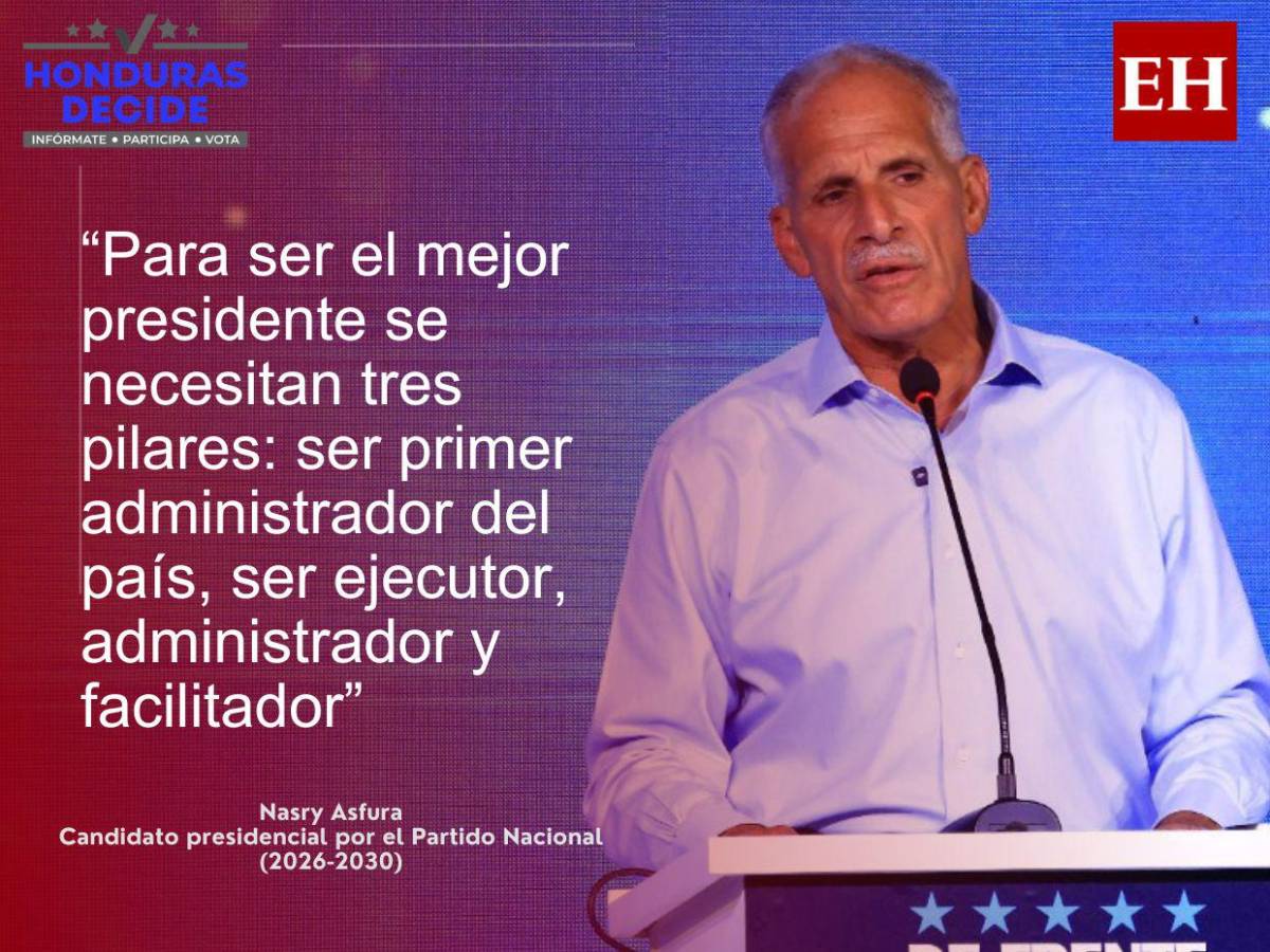 Denme esa oportunidad, Honduras: las frases de Nasry Asfura en foro de USAP
