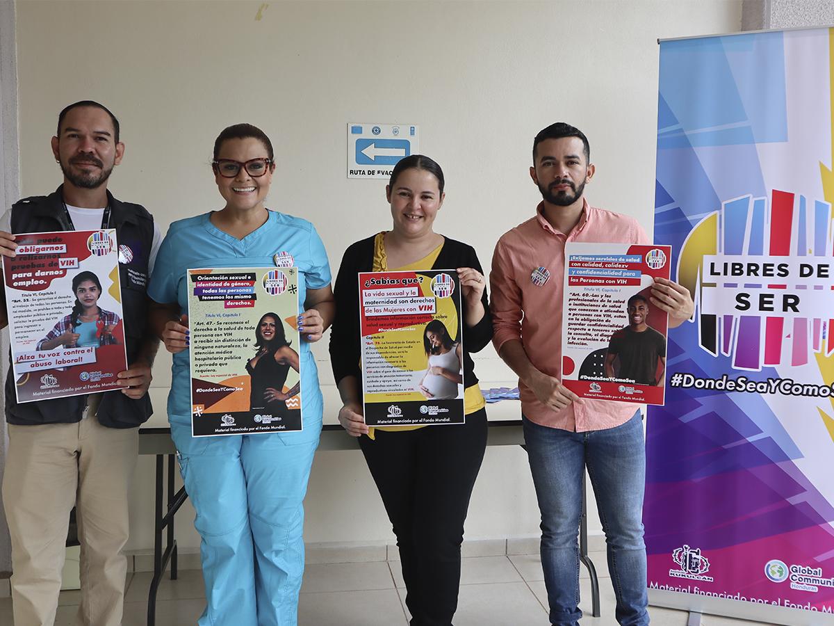 <i>Con estrategias educativas e informativas, la campaña “Libres de Ser” ha abordado el estigma y la discriminación en torno al VIH y las poblaciones clave en Honduras. </i>