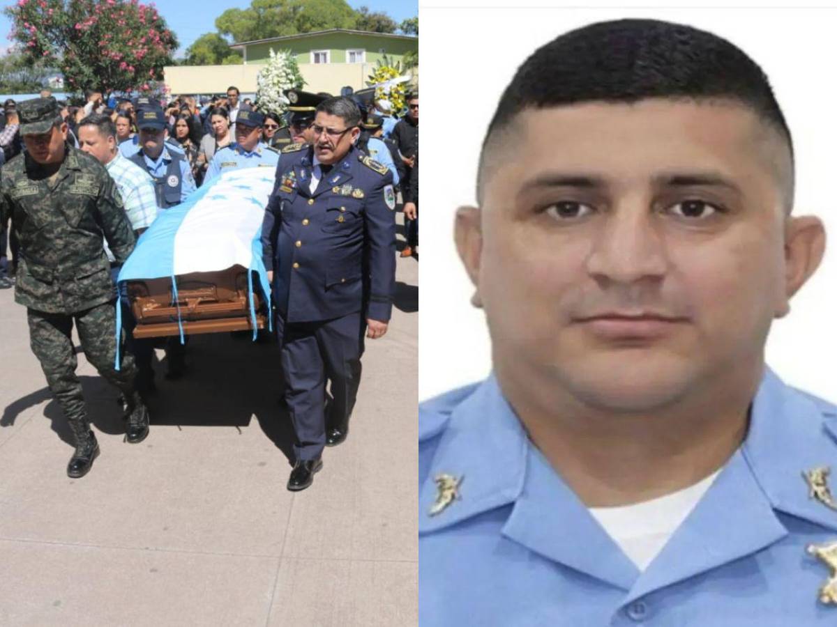 Despiden a Esteban Vargas, policía que perdió la vida tras un enfrentamiento en Chamelecón