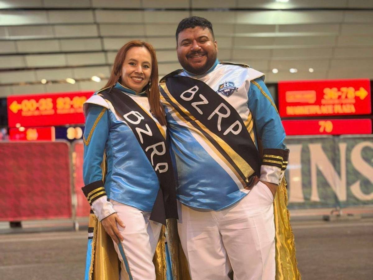 Banda de Marcha Honduras 504 celebra haber logrado lo impensable en el halftime de la NFL