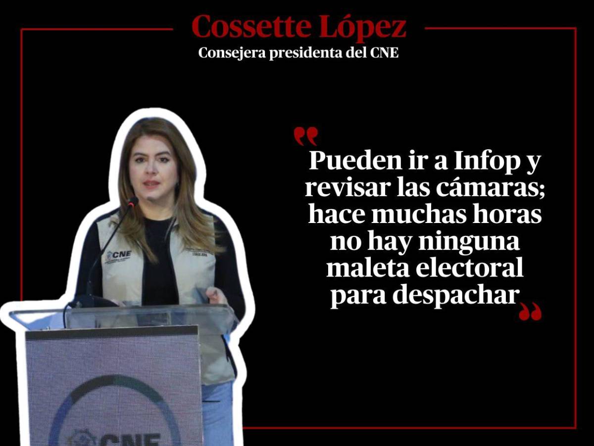 Maletas electorales fueron llevadas a “pasear” y estacionadas en la calle, asegura Cossette López