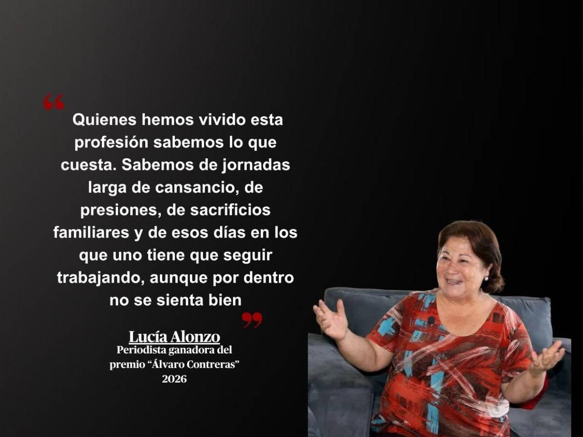 Compromiso, veracidad y ética: frases de Lucía Alvarado tras recibir el Álvaro Contreras 2026