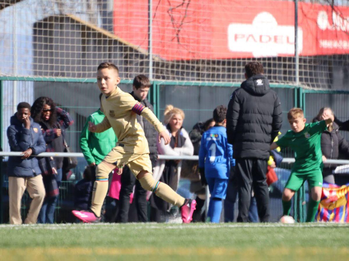 Héctor ha sido capitán en su categoría en La Masía.