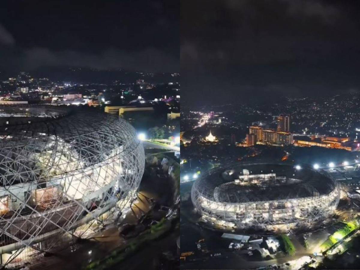 Mejor estadio de Centroamérica: Bukele presume avances en el nuevo recinto de El Salvador