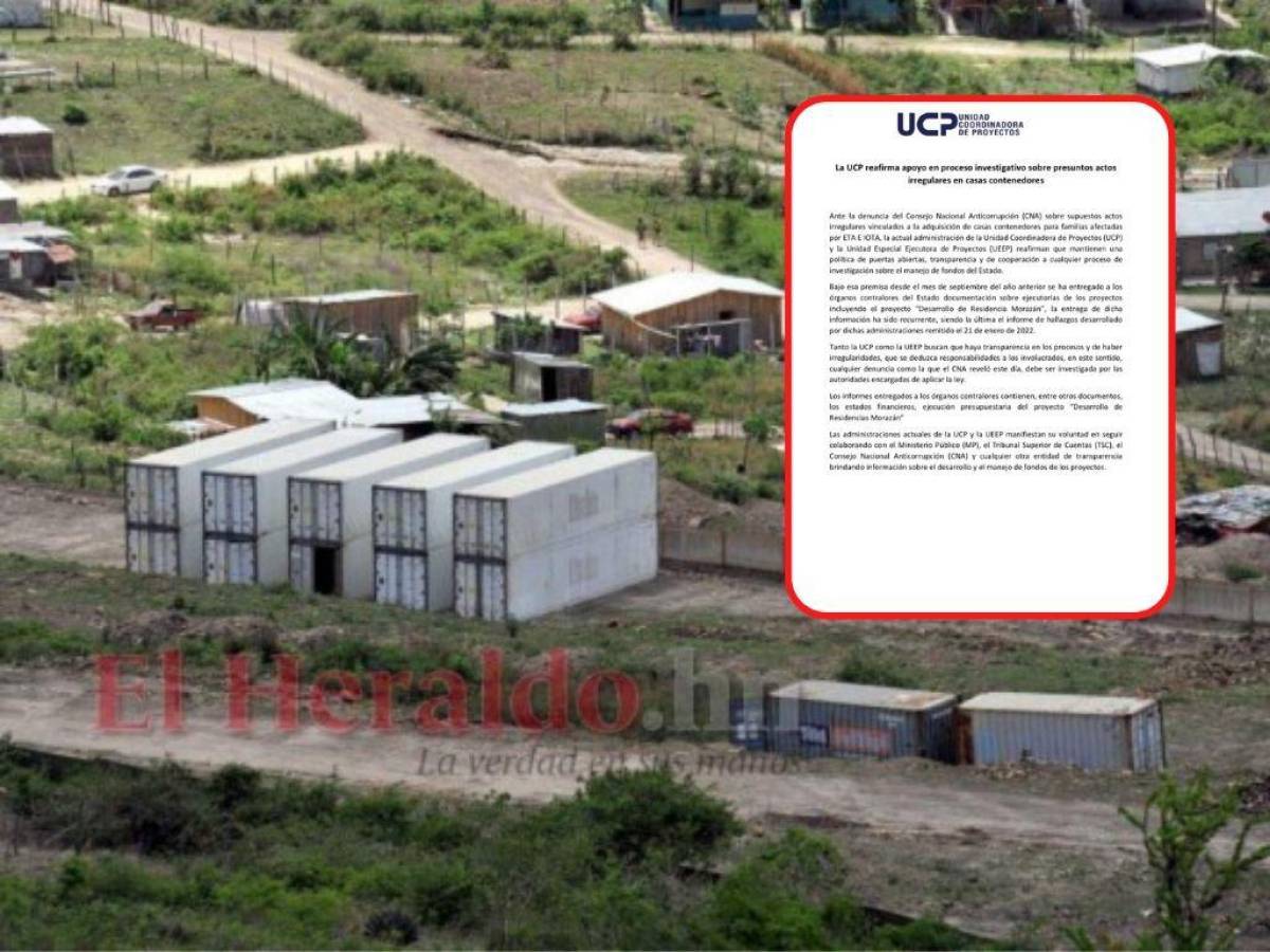 UCP abierta a investigación por irregularidades en proyecto de casas contenedores