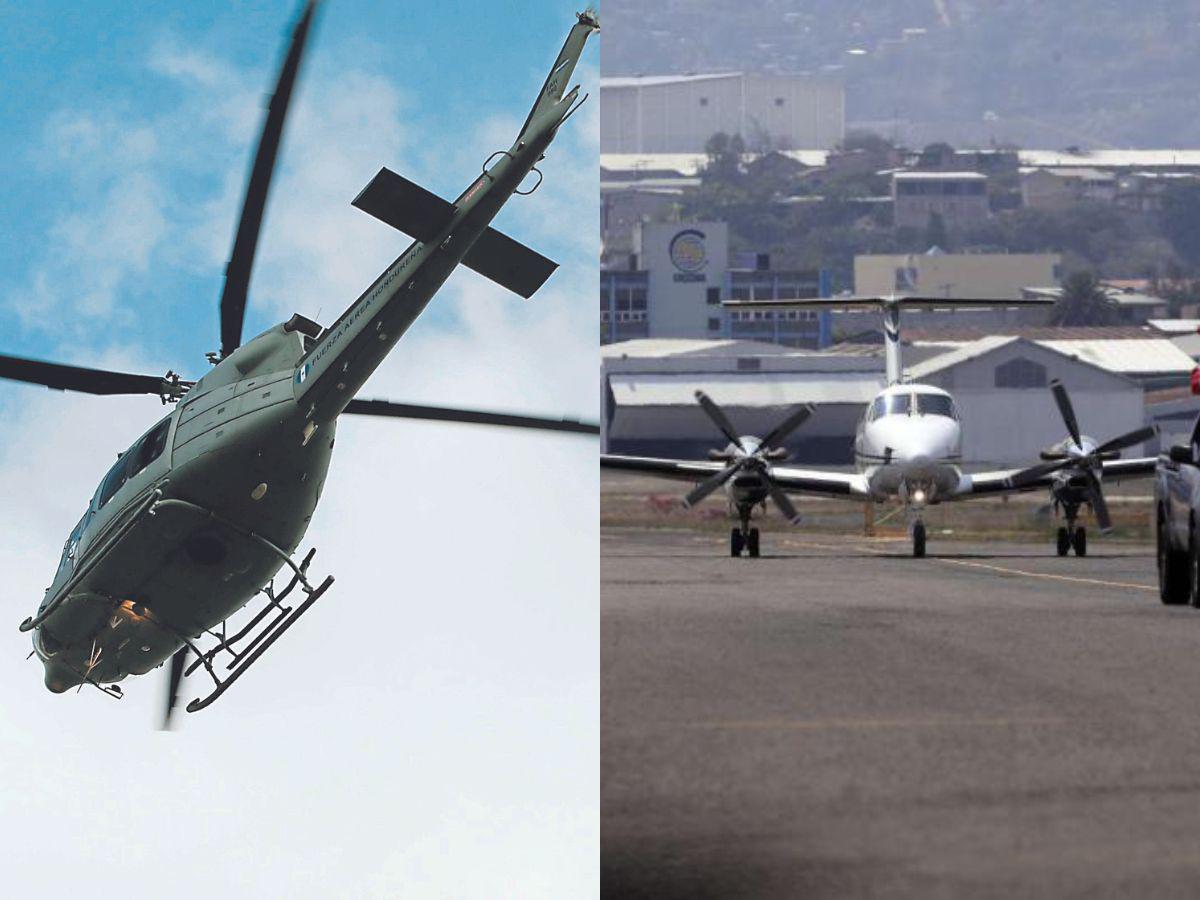 L 25.8 millones erogó Seguridad solo en alquiler de un avión y helicóptero