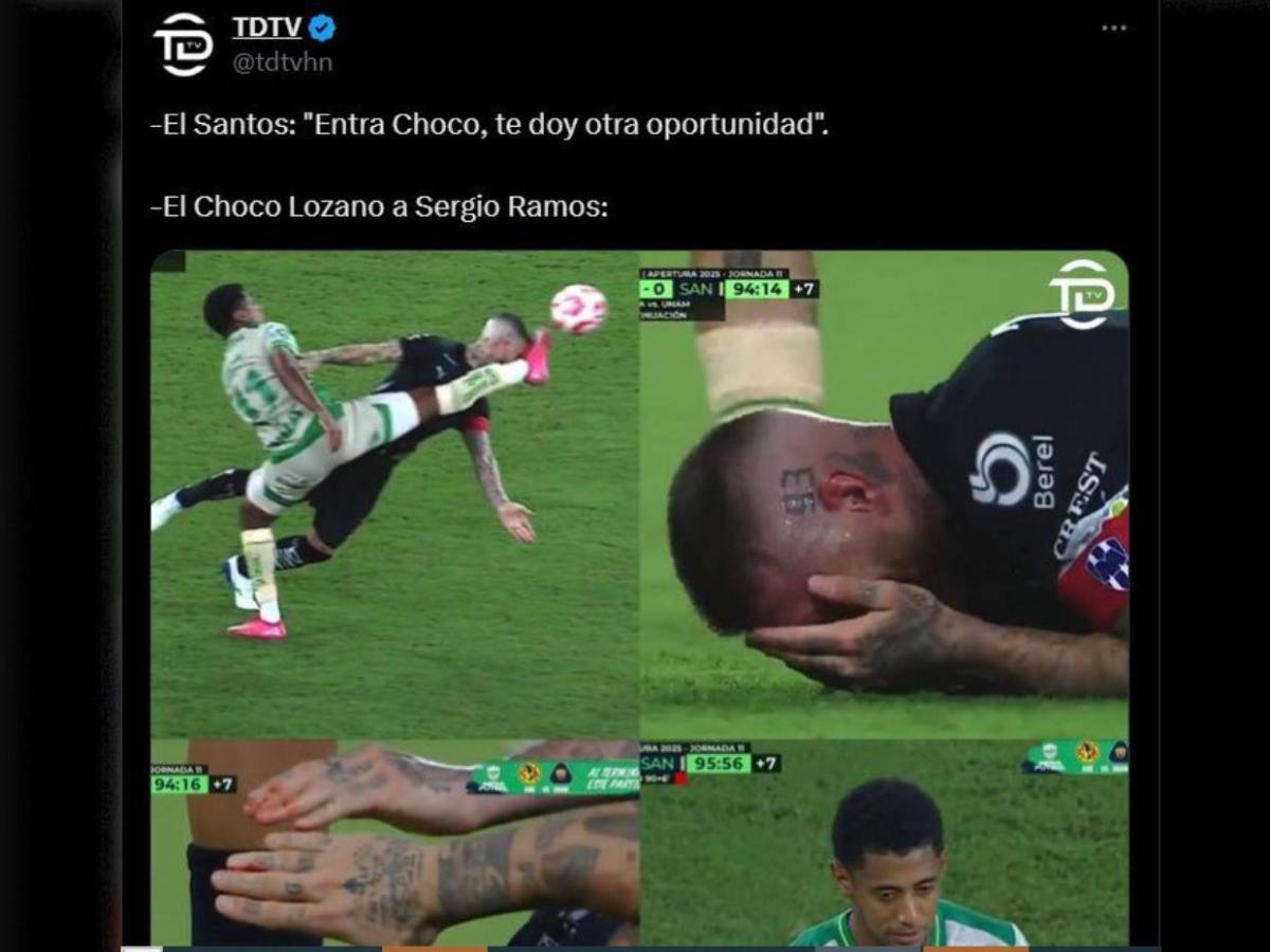 ¿Qué dijo Sergio Ramos? Críticas al Choco Lozano tras el golpe al español que significó la roja