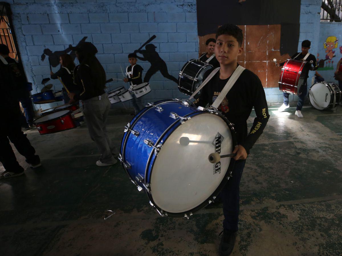 Ritmo y disciplina: la banda de Monte Hermón promete ser protagonista del 15 de septiembre