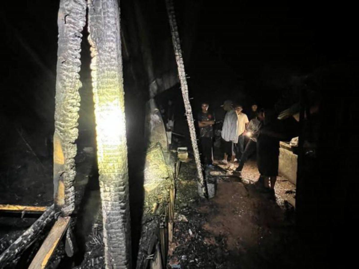 Hermanos quedaron solos: así ocurrió el incendio en Nueva Suyapa que dejó dos niños carbonizados