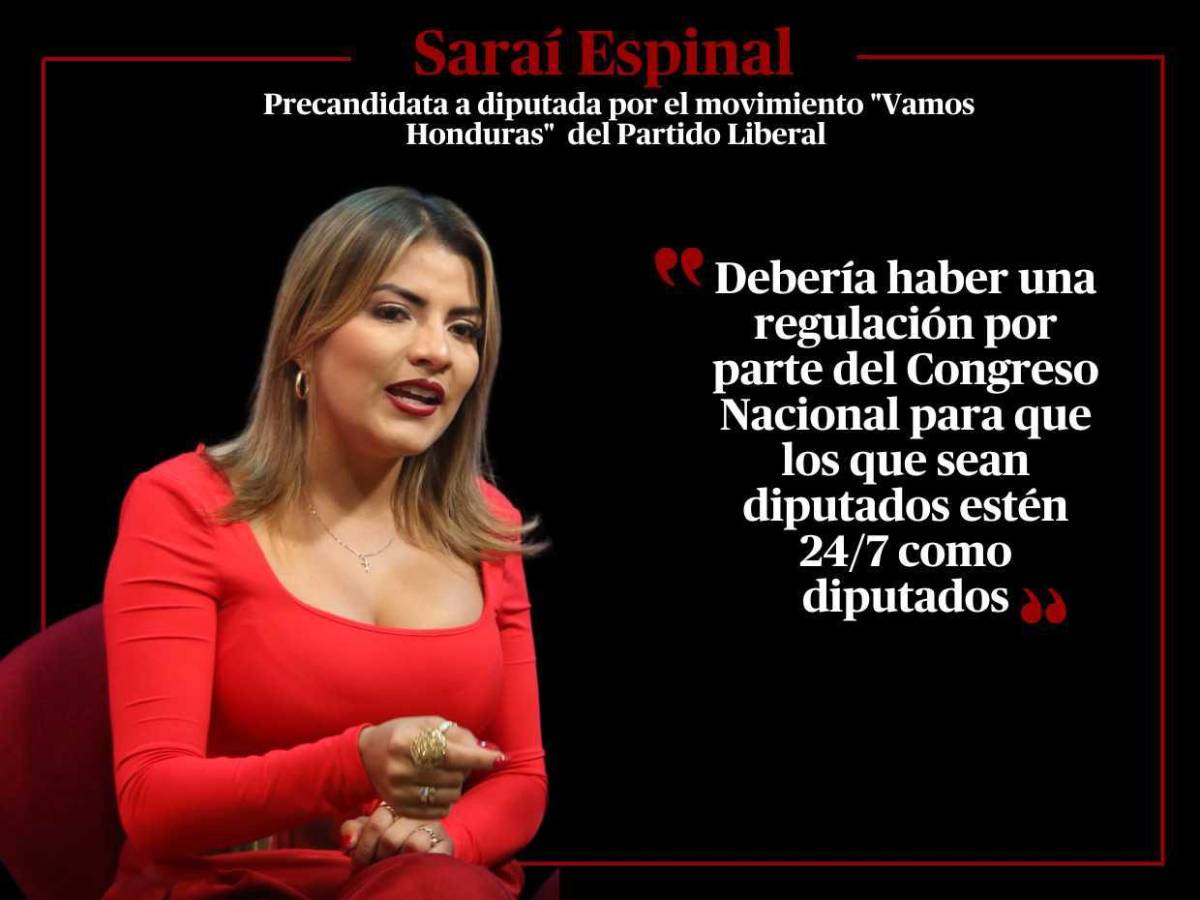 Falencias de los diputados actuales y sus metas en la política: frases de Saraí Espinal