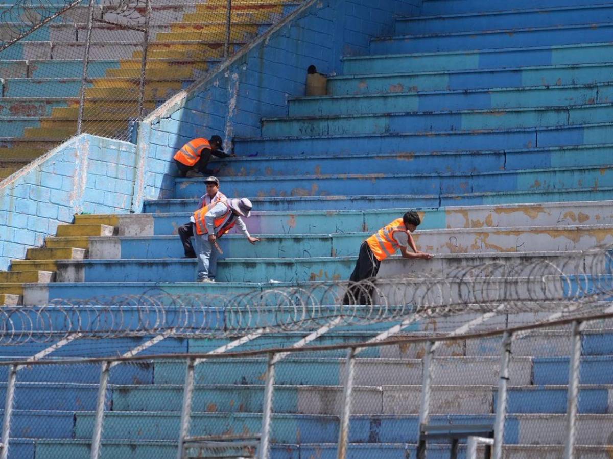 Gobierno de Xiomara Castro lo había dejado así: Condepor hace cambios en el Estadio Nacional