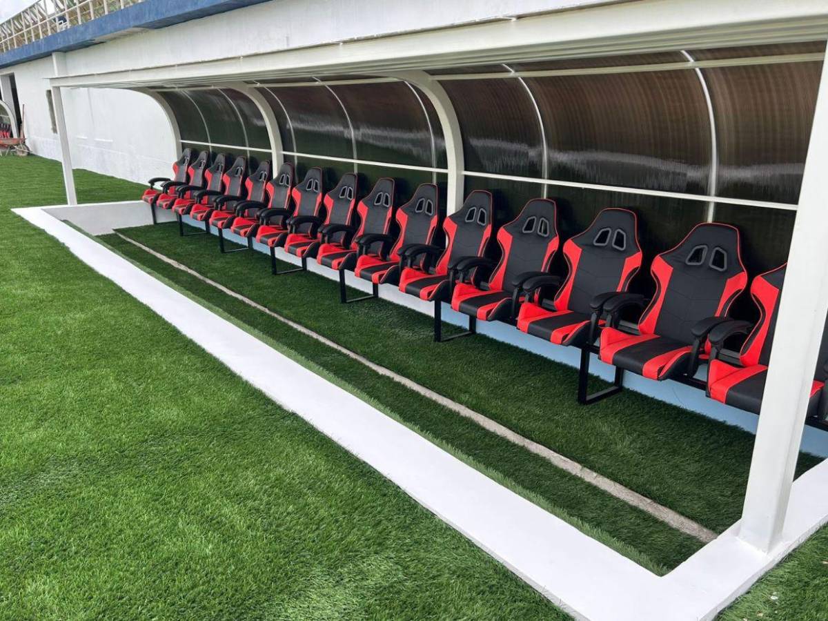 ¡Una belleza! Así está quedando el estadio Juan Ramón Brevé de Juticalpa con su nueva grama