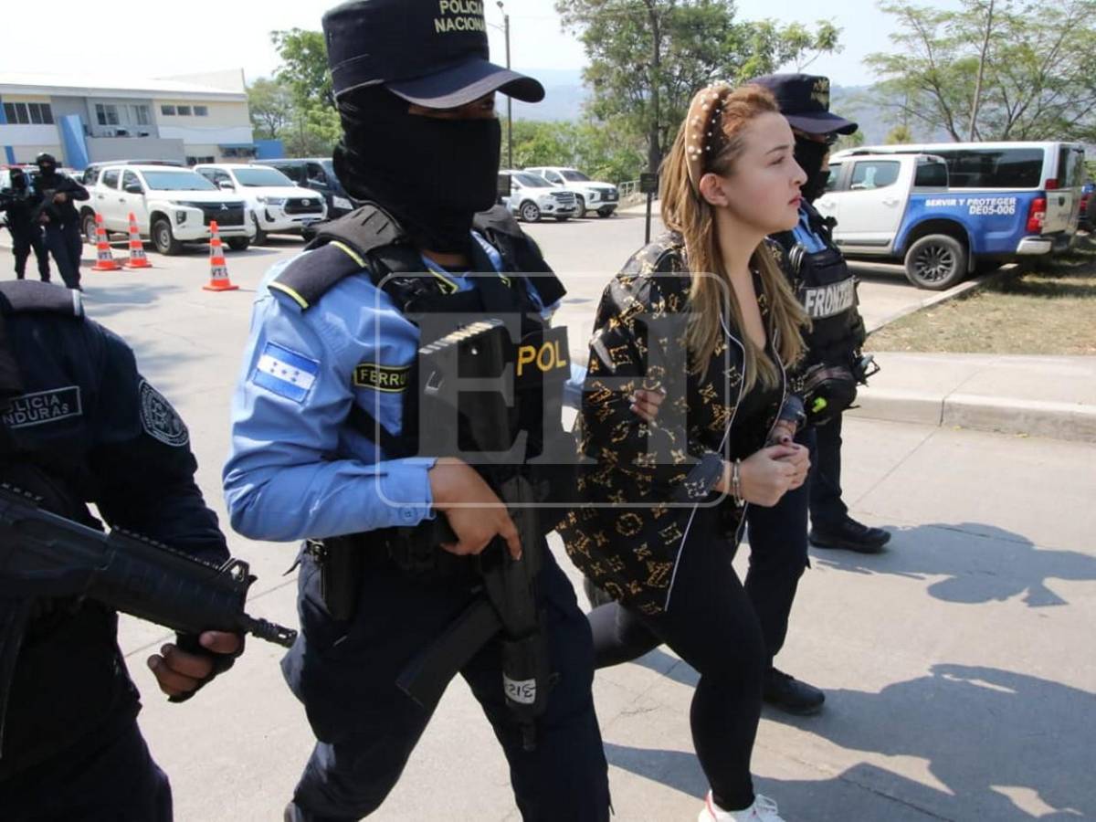 Trasladan a Tegucigalpa a Yosary Valle, hija de principal cabecilla de los Valle Valle