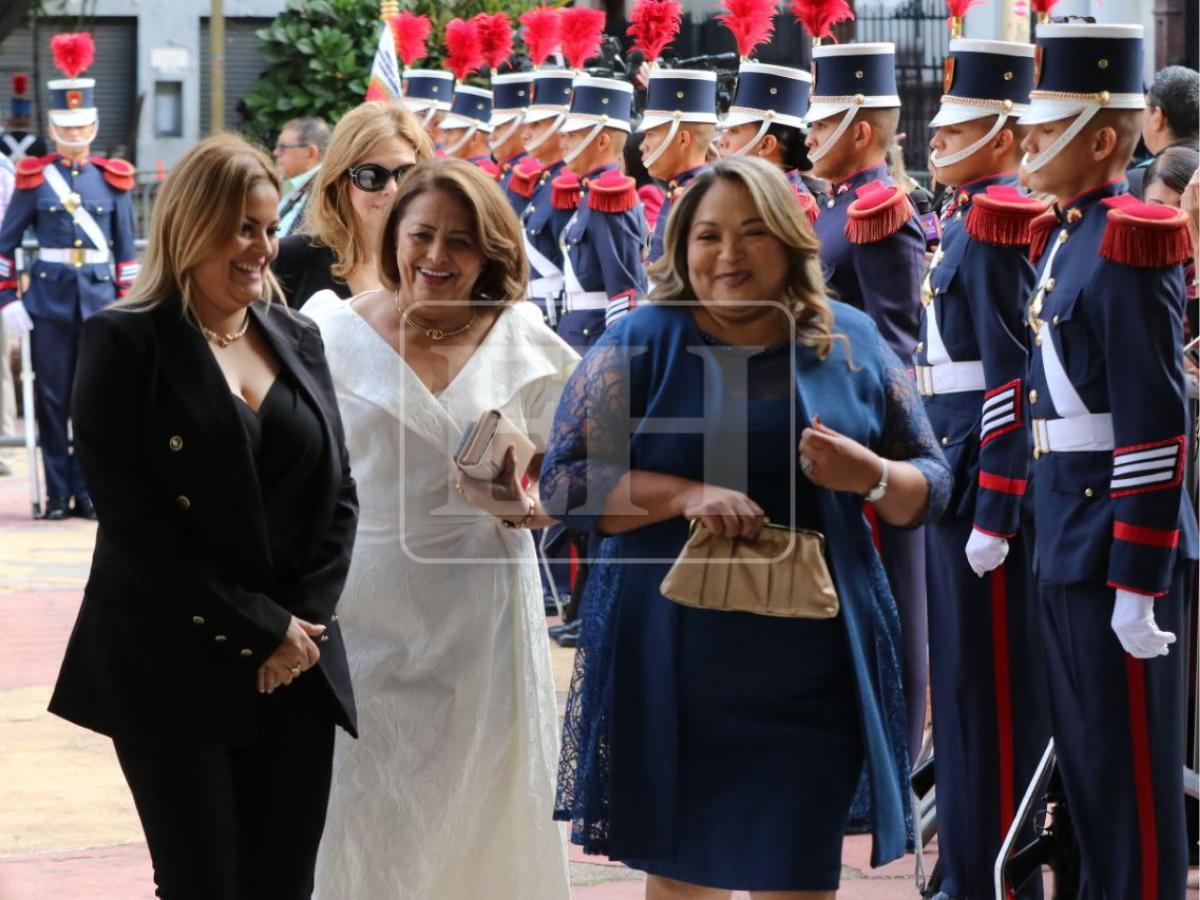 Estilo y glamour: la elegancia imperó en la investidura de Nasry Asfura