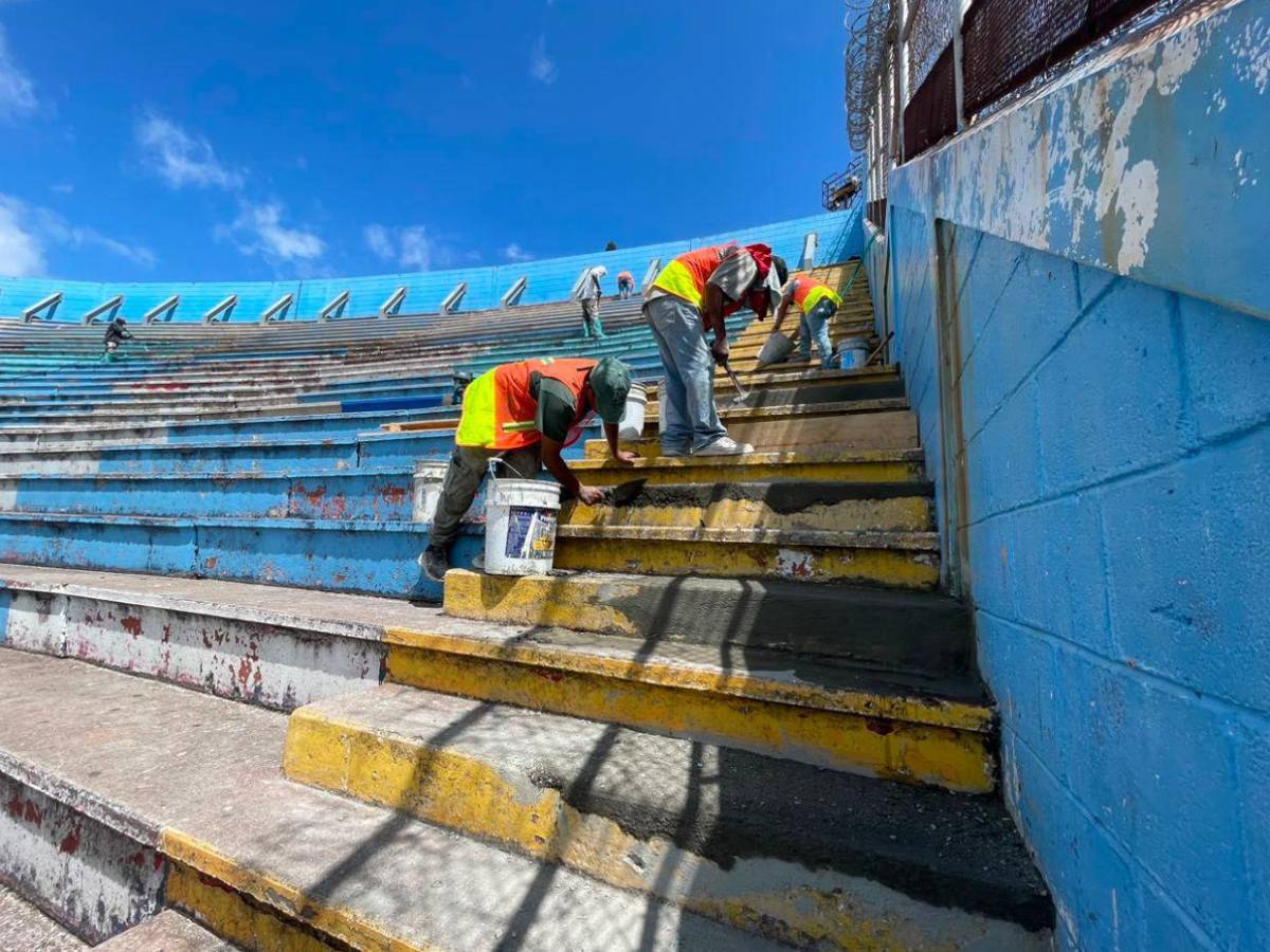 Gobierno de Xiomara Castro lo había dejado así: Condepor hace cambios en el Estadio Nacional