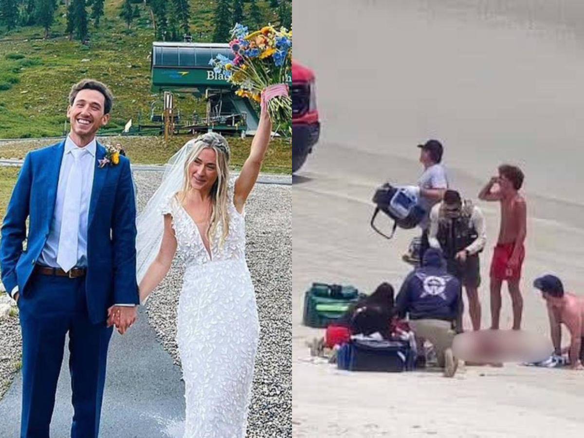 Turista muere alcanzado por rayo en playa de Florida durante luna de miel