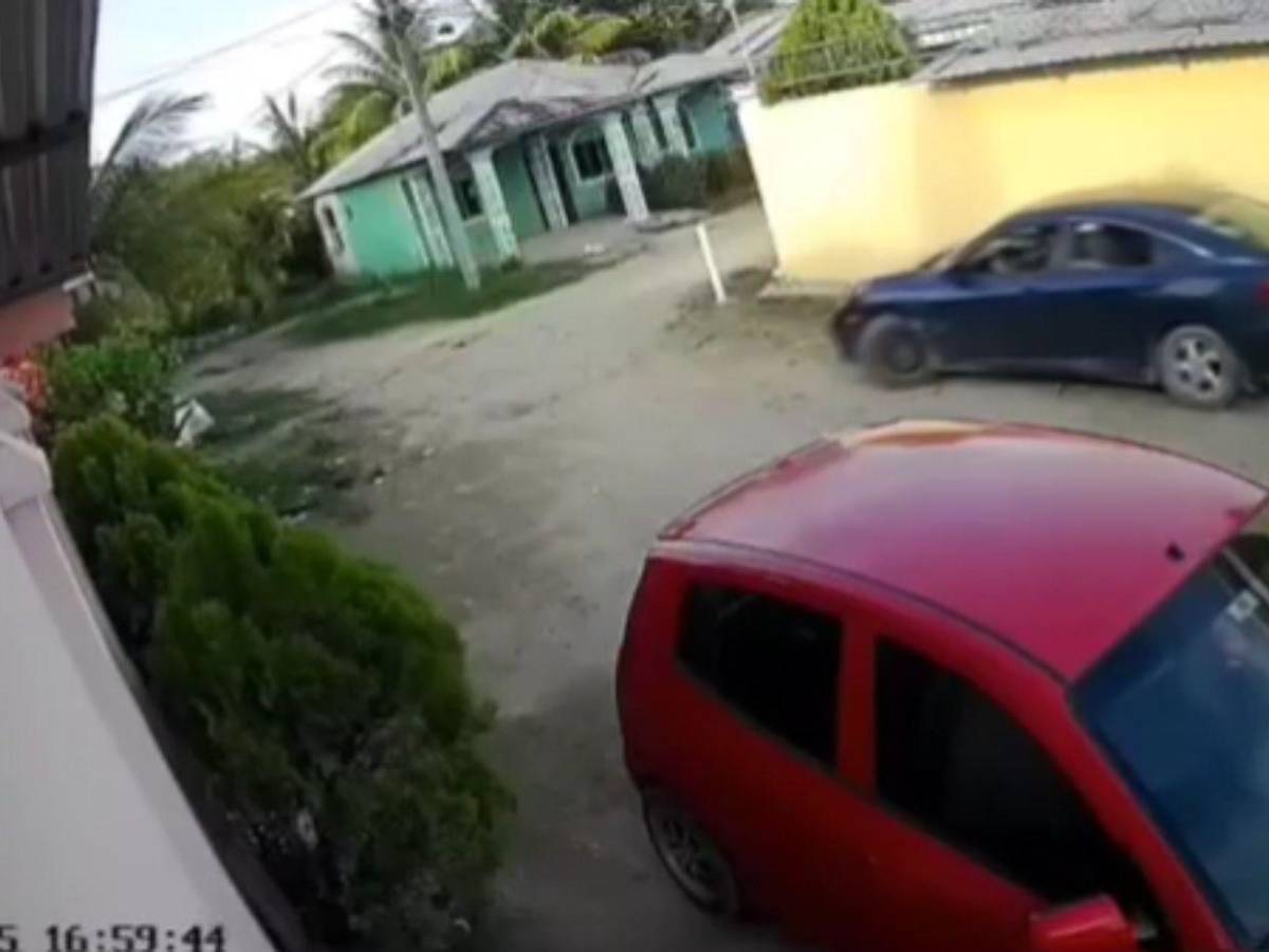 Cuadro a cuadro: cámara muestra momento antes de la masacre en Colón