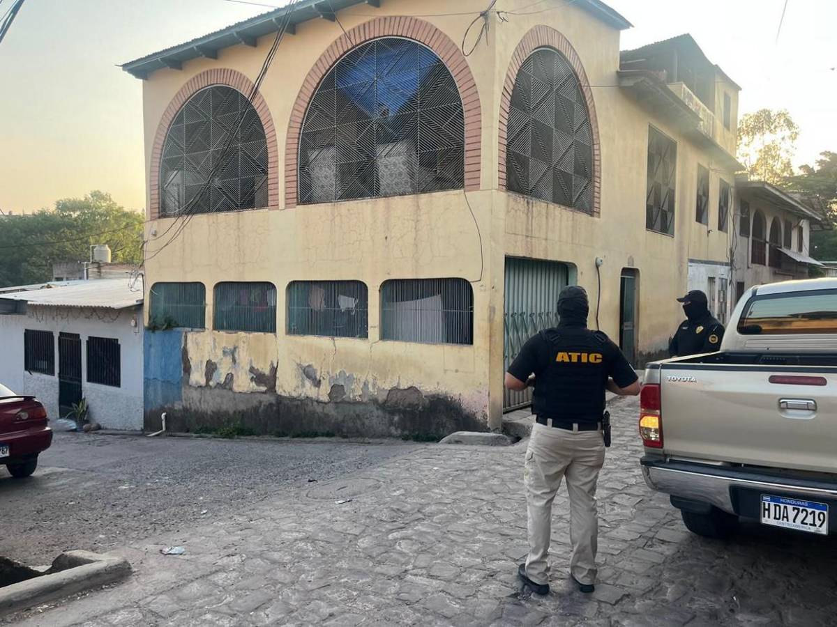 Allanamientos contra red de extorsión y sicariato en Francisco Morazán y Choluteca