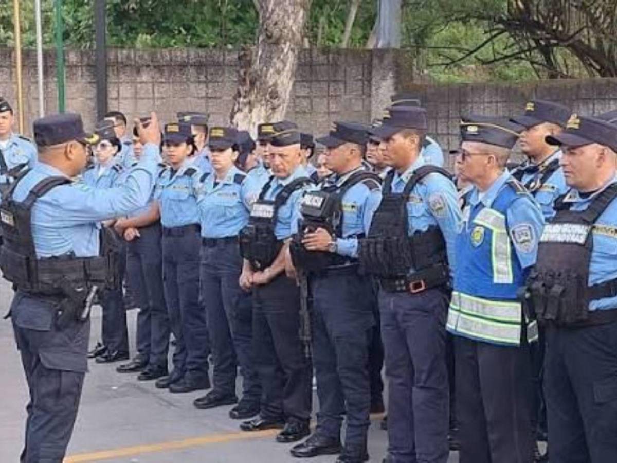 Fuerte resguardo policial en sede del Partido Nacional durante marchas del 1 de mayo